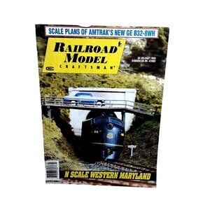 Railroad Model Craftsman Magazine July 1993 N Scale Western Maryland
